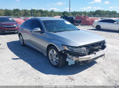 2020 HONDA ACCORD LX Silver  Gasoline 1HGCV1F13LA009411 photo #1