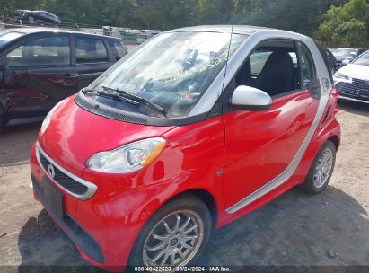 2013 SMART FORTWO ELECTRIC DRIVE PASSION Red  Electric WMEEJ9AA2DK722970 photo #3