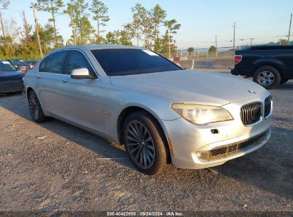 2012 BMW 740LI Silver  Gasoline WBAKB4C56CC576564 photo #1