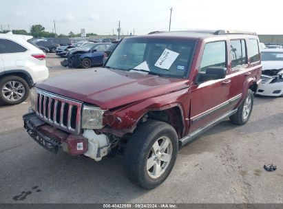 2007 JEEP COMMANDER SPORT Maroon  Gasoline 1J8HG48K77C607591 photo #3