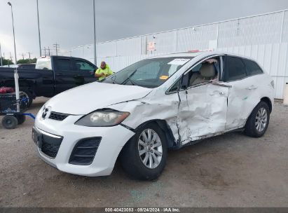 2011 MAZDA CX-7 I SPORT White  Gasoline JM3ER2B52B0386575 photo #3