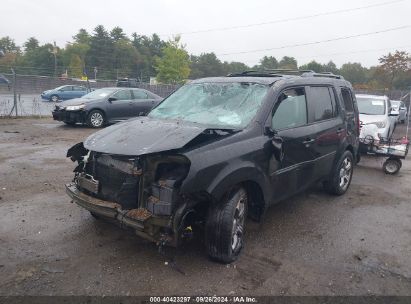 2013 HONDA PILOT EX-L Black  Gasoline 5FNYF4H58DB080003 photo #3