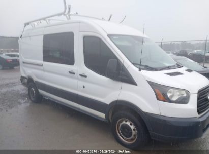 2015 FORD TRANSIT-150 White  Gasoline 1FTNE2CMXFKA80888 photo #1