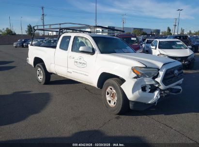 2017 TOYOTA TACOMA SR White  Gasoline 5TFRX5GN7HX085519 photo #1