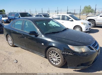 2008 SAAB 9-3 2.0T Black  Gasoline YS3FB49Y681133459 photo #1