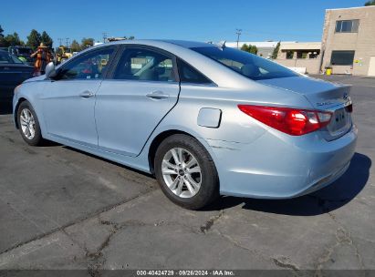 2012 HYUNDAI SONATA GLS Light Blue  Gasoline 5NPEB4AC9CH315080 photo #4