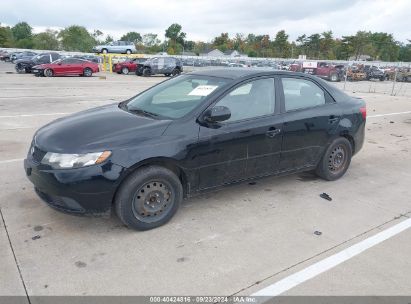 2010 KIA FORTE LX Black  Gasoline KNAFT4A26A5854663 photo #3