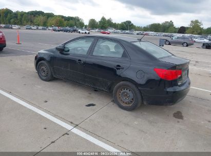 2010 KIA FORTE LX Black  Gasoline KNAFT4A26A5854663 photo #4