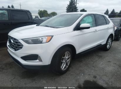 2022 FORD EDGE SEL White  Gasoline 2FMPK4J91NBA53157 photo #3