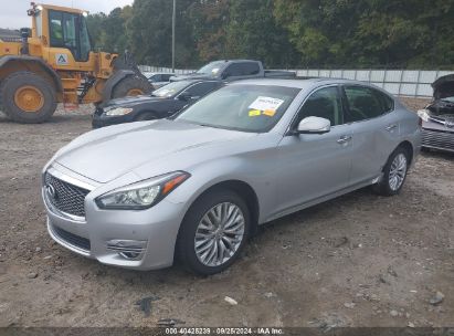 2015 INFINITI Q70L 3.7X Silver  Gasoline JN1BY1PR5FM830229 photo #3