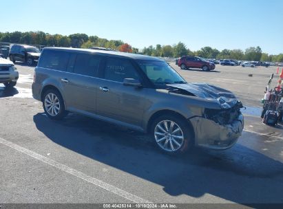 2014 FORD FLEX LIMITED Gray  Gasoline 2FMGK5D80EBD12813 photo #1