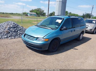 1999 PLYMOUTH GRAND VOYAGER SE Teal  Flexible Fuel 2P4GP44G0XR438103 photo #3