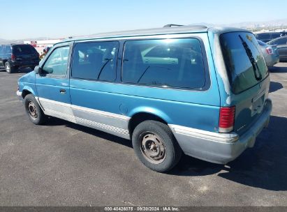 1992 PLYMOUTH GRAND VOYAGER LE Blue  Gasoline 1P4GH54R8NX175863 photo #4