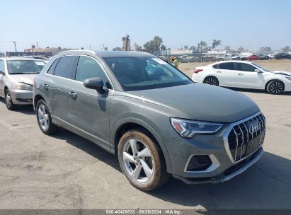 2020 AUDI Q3 PREMIUM PLUS 45 TFSI QUATTRO TIPTRONIC Gray  Gasoline WA1BECF31L1020523 photo #1