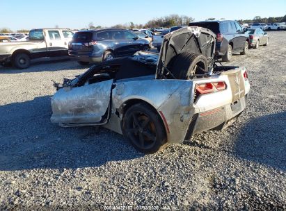 2014 CHEVROLET CORVETTE STINGRAY Silver  Gasoline 1G1YC3D75E5131690 photo #4