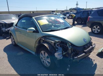 2009 VOLKSWAGEN NEW BEETLE 2.5L Green  Gasoline 3VWRF31Y69M403144 photo #1