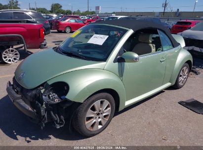 2009 VOLKSWAGEN NEW BEETLE 2.5L Green  Gasoline 3VWRF31Y69M403144 photo #3