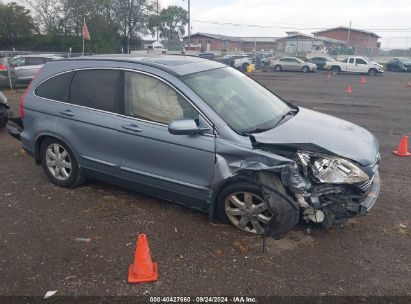 2008 HONDA CR-V EX-L Blue  Gasoline JHLRE38758C045024 photo #1