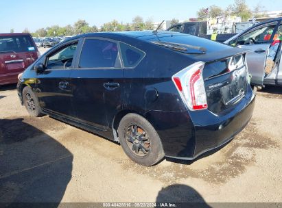 2014 TOYOTA PRIUS TWO Black  Hybrid JTDKN3DU6E0392840 photo #4