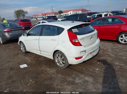 2014 HYUNDAI ACCENT SE White  Other KMHCU5AE6EU181898 photo #4