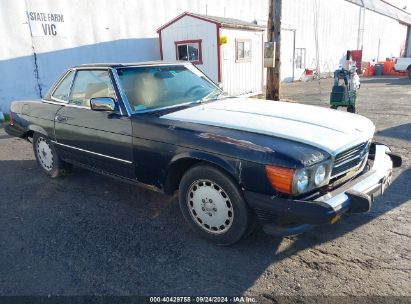 1989 MERCEDES-BENZ 560 SL Black  Gasoline WDBBA48D9KA093505 photo #1