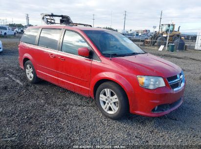 2012 DODGE GRAND CARAVAN CREW Red  Flexible Fuel 2C4RDGDGXCR321937 photo #1