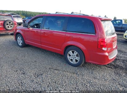 2012 DODGE GRAND CARAVAN CREW Red  Flexible Fuel 2C4RDGDGXCR321937 photo #4