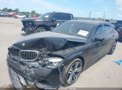 2019 BMW 740I Black  Gasoline WBA7E2C51KB454233 photo #3