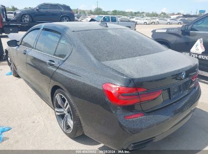 2019 BMW 740I Black  Gasoline WBA7E2C51KB454233 photo #4