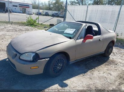 1994 HONDA CIVIC DEL SOL S Red  Gasoline JHMEG1141RS003918 photo #3