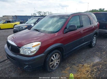 2004 BUICK RENDEZVOUS CX Maroon  Gasoline 3G5DA03EX4S591451 photo #3