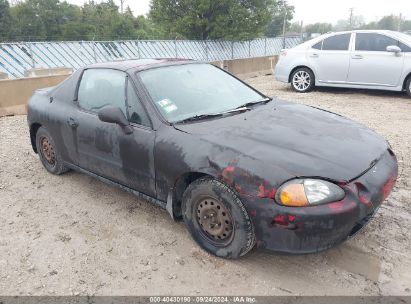 1995 HONDA CIVIC DEL SOL S Black  Gasoline JHMEG1142SS000533 photo #1