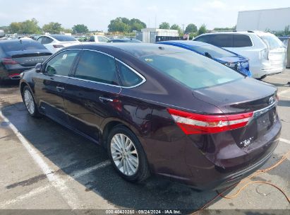 2014 TOYOTA AVALON HYBRID XLE TOURING Burgundy  Hybrid 4T1BD1EB1EU022727 photo #4