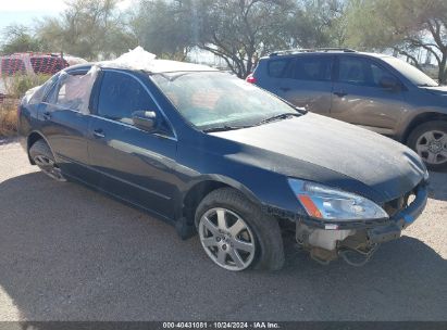 2005 HONDA ACCORD 3.0 EX Blue  Gasoline 1HGCM66505A011879 photo #1