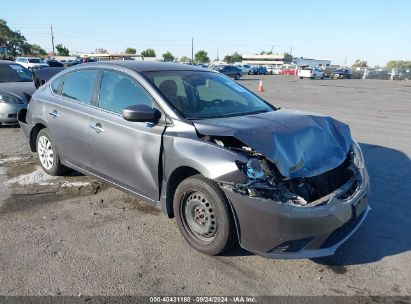 2016 NISSAN SENTRA S Gray  Gasoline 3N1AB7AP6GY337598 photo #1