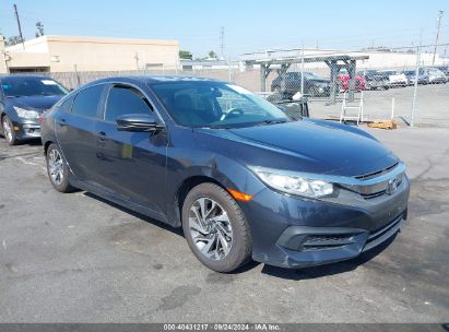 2018 HONDA CIVIC EX Gray  Gasoline 2HGFC2F71JH531143 photo #1