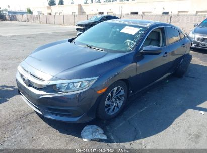 2018 HONDA CIVIC EX Gray  Gasoline 2HGFC2F71JH531143 photo #3