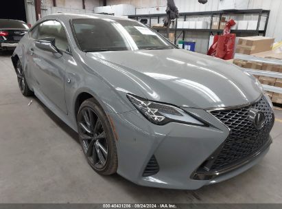 2023 LEXUS RC 350 F SPORT Gray  Gasoline JTHGZ5BC4P5027027 photo #1