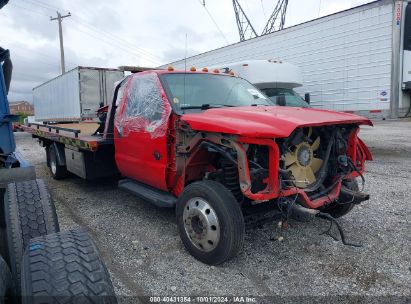 2016 FORD F-550 CHASSIS XL Red  Diesel 1FDUF5HT3GEB35249 photo #1