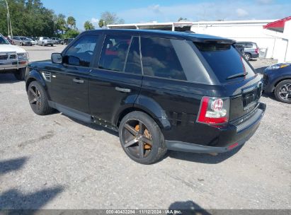 2011 LAND ROVER RANGE ROVER SPORT HSE Black  Gasoline SALSF2D45BA290189 photo #4