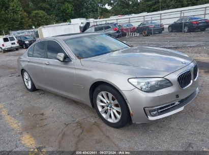 2013 BMW 740I Tan  Gasoline WBAYA6C59DC995048 photo #1