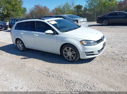 2015 VOLKSWAGEN GOLF SPORTWAGEN TDI SE 4-DOOR White  Diesel 3VWCA7AU7FM515035 photo #1