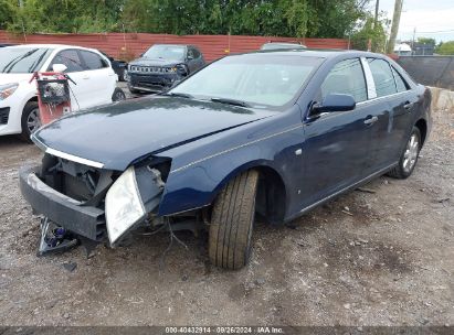 2008 CADILLAC STS V6 Blue  Gasoline 1G6DA67V680149045 photo #3