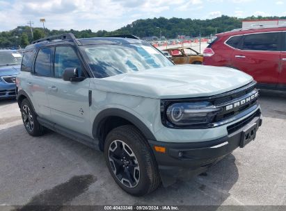 2024 FORD BRONCO SPORT OUTER BANKS Teal  Gasoline 3FMCR9C67RRE43312 photo #1