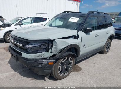 2024 FORD BRONCO SPORT OUTER BANKS Teal  Gasoline 3FMCR9C67RRE43312 photo #3