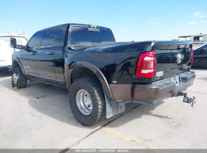 2022 RAM 3500 LIMITED LONGHORN MEGA CAB 4X4 6'4 BOX Black  Diesel 3C63RRNL7NG135917 photo #4