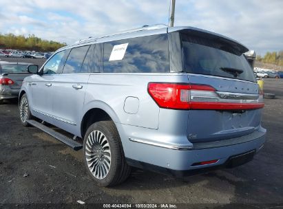 2021 LINCOLN NAVIGATOR BLACK LABEL L Blue  Gasoline 5LMJJ3TT0MEL16492 photo #4