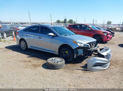 2015 HYUNDAI SONATA SPORT Silver  Other 53BPTEA21NR008325 photo #1