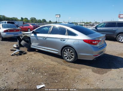 2015 HYUNDAI SONATA SPORT Silver  Other 53BPTEA21NR008325 photo #4