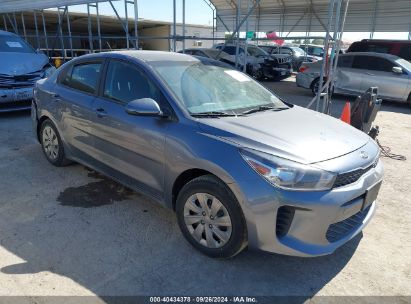 2019 KIA RIO S Gray  Gasoline 3KPA24AB6KE178866 photo #1